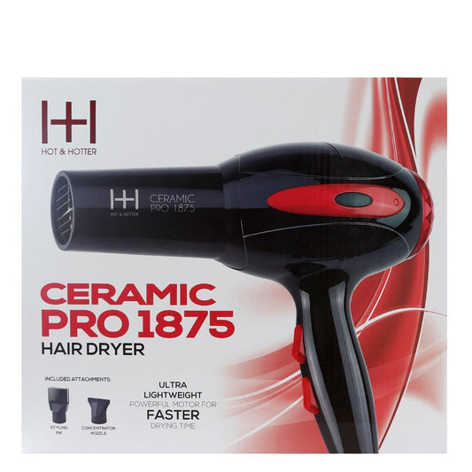 Light Gray ANNIE Hot &amp; Hotter Ceramic Ionic Hair Dryer