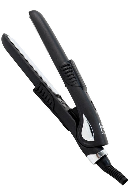 White Smoke ANNIE Hot &amp; Hotter Titanium Mini Flat Iron-3/4inch