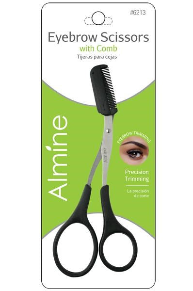 White Smoke ANNIE Almine Eyebrow Scissors with Comb