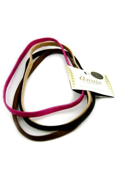 White Smoke ANNIE 4pcs Headband (8mm x 19inch)