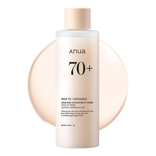 White Smoke ANUA Rice 70 Glow Milky Toner (250ml)