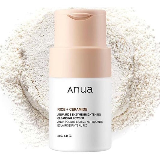 White Smoke ANUA Rice Enzyme Brightening Cleansing Powder (40g)