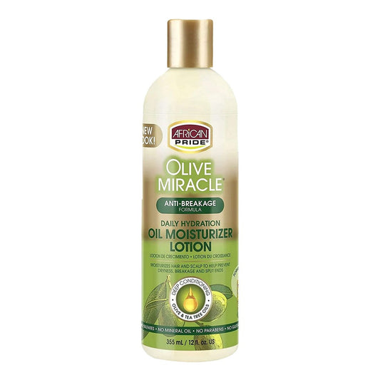 White Smoke AFRICAN PRIDE Olive Miracle Oil Moisturizer Lotion (12oz)