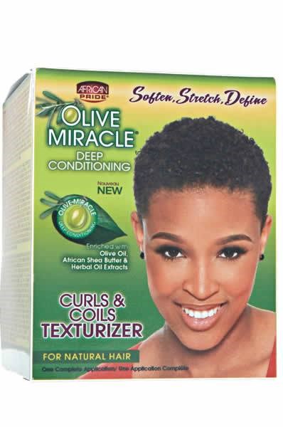 Dark Slate Gray AFRICAN PRIDE Olive Miracle Texturizer Kit