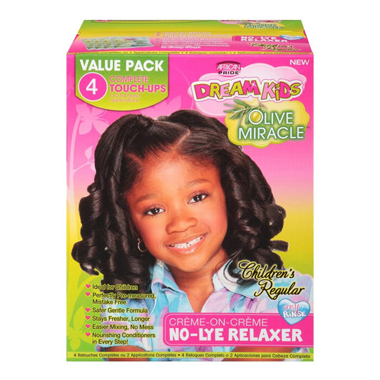 Dark Slate Gray AFRICAN PRIDE Dream Kids Relaxer Kit-4 Touch Up [Regular]