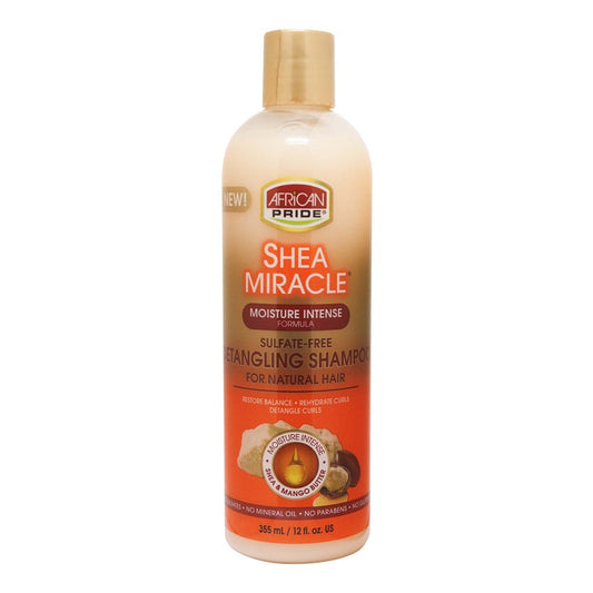White Smoke AFRICAN PRIDE Shea Miracle Detangling Shampoo (12oz)