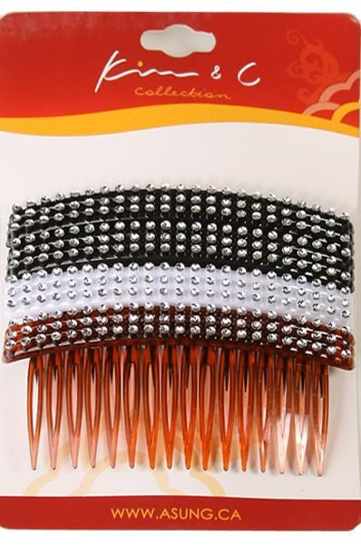 KIM &amp; C 4pc Stone Hair Comb Clip