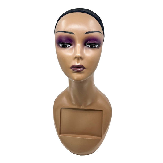 White Smoke KIM &amp; C Mannequin Head with Wig Cap