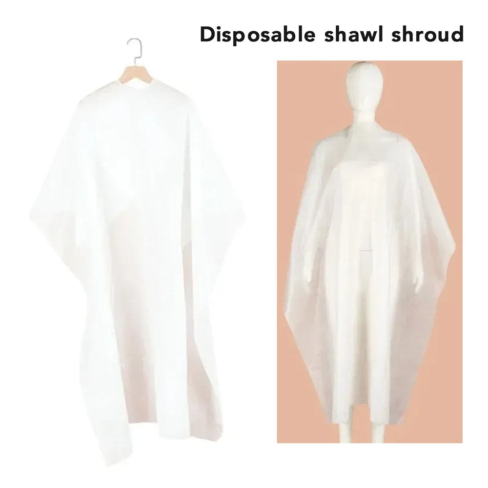 White Smoke KIM &amp; C Disposable Cape (50pcs)