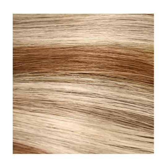 Tan Aqua Tape-In Extensions #8/24 Duotone Gold Brown / Light Gold Blonde 10pc