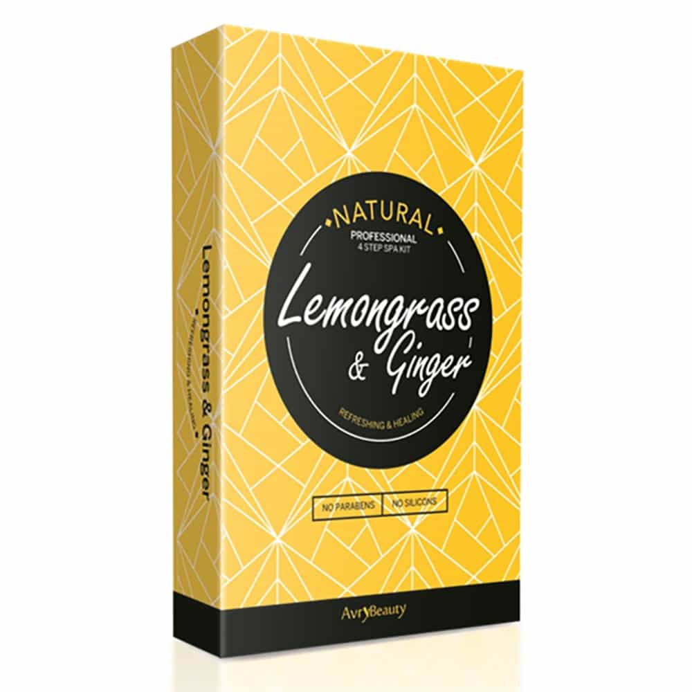 Light Goldenrod AvryBeauty 4 Step Spa Kit Lemongrass&Ginger ABS105LGGR 00750