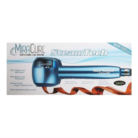 Light Gray BABYLISS PRO MiraCurl SteamTech Nano Titanium