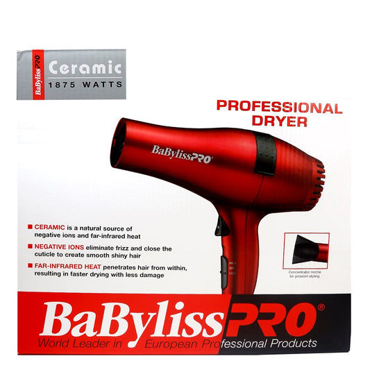 White Smoke BABYLISS PRO Professional Ceramic Dryer 1875W
