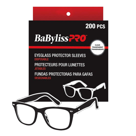 White Smoke BABYLISS PRO Eyeglass Protector Sleeves [200pcs]