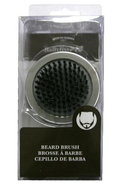 Black BABYLISS PRO Beard Round Palm Brush