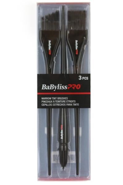 Dark Slate Gray BABYLISS PRO 3pcs Narrow Tint/Dye Brush [Angled/Pointed/Straight]