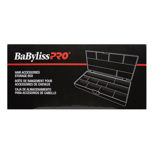 Black BABYLISS PRO Hair Accessories Storage Box