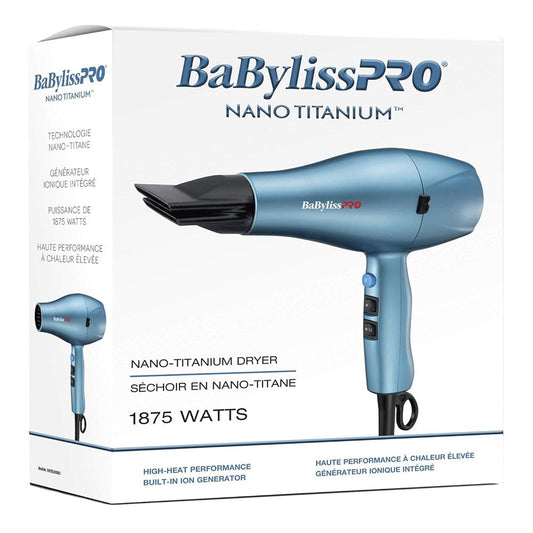 White Smoke BABYLISS PRO Nano-Titanium High Power Dryer 1875W