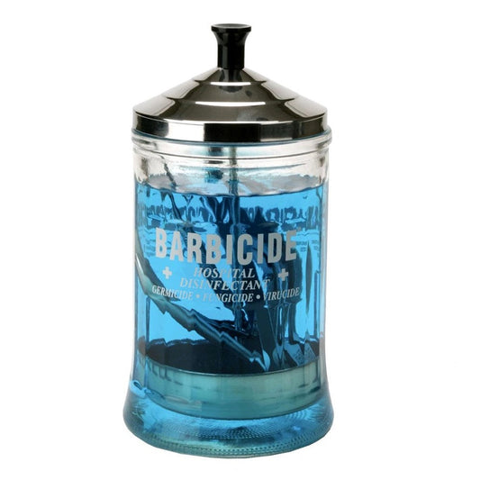 White Smoke BARBICIDE Disinfecting Jar