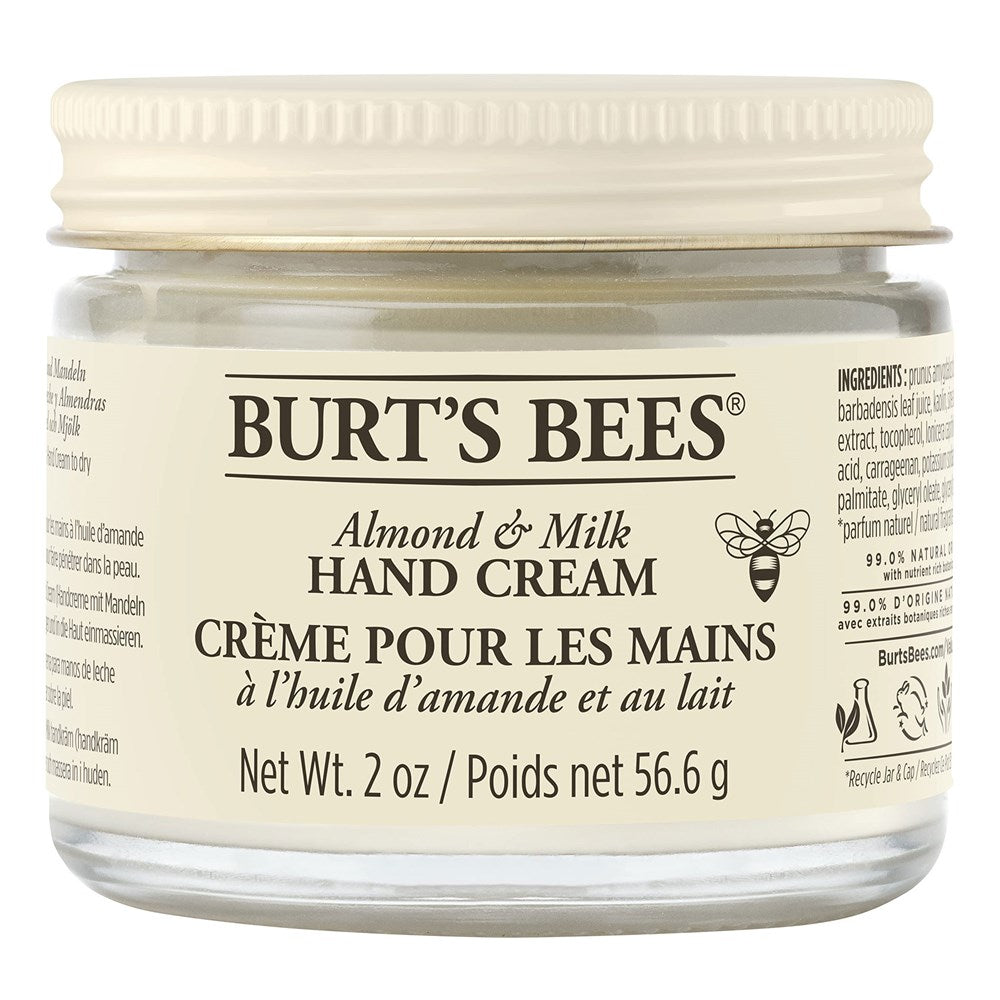 Antique White BURT'S BEES Almond &amp; Milk Hand Cream (2oz)