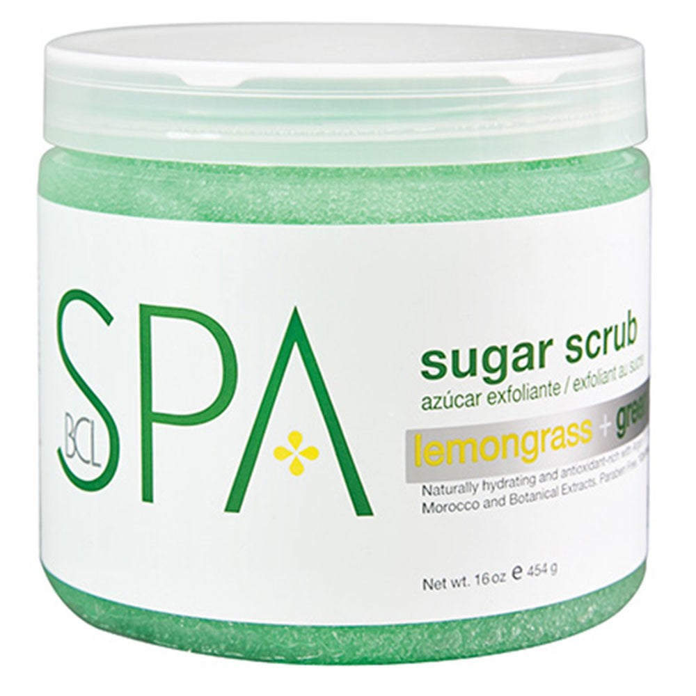 Lavender BCL Spa Lemongrass & Green Tea Sugar Scrub