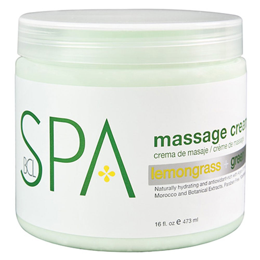 Lavender BCL Spa Lemongrass & Green Tea Massage Cream