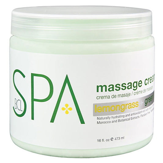 Lavender BCL Spa Lemongrass & Green Tea Massage Cream