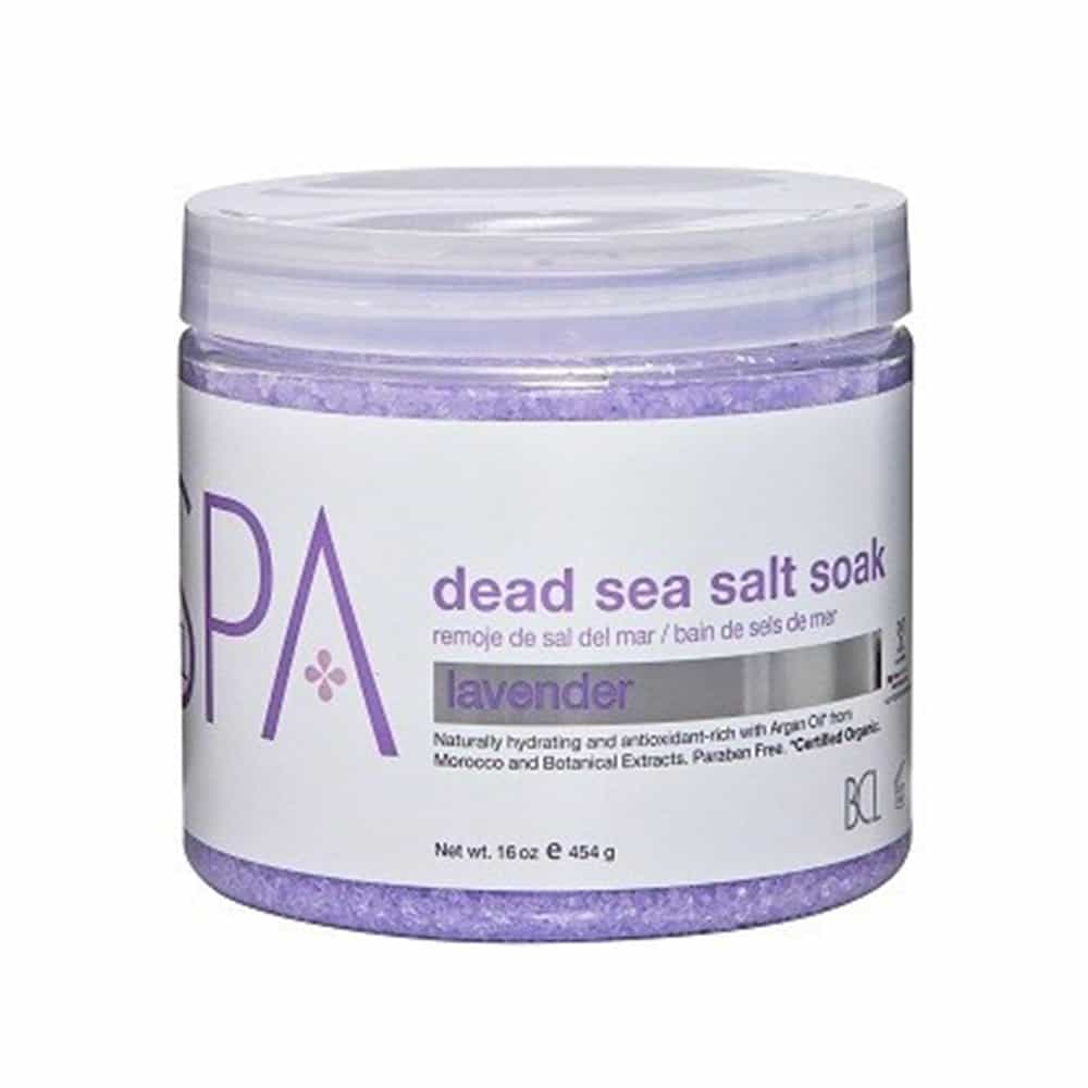 Light Gray BCL SPA Dead Sea Salt Soak 16 oz - Lavender+Mint 53101