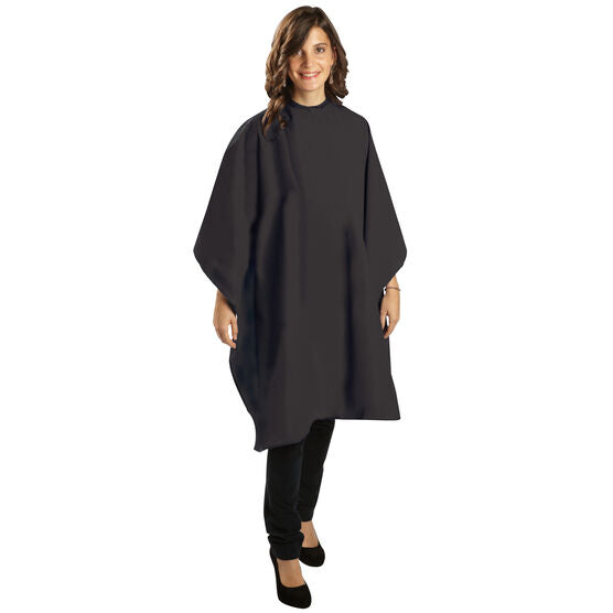 White Smoke BabylissPRO All-purpose Bio-degradable cape XL – Black