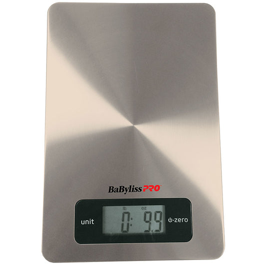 Dim Gray BabylissPRO Stainless Steel Digital Scale
