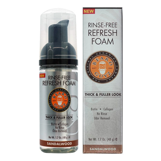 Dark Gray BEARD GUYZ Rinse Free Refresh Foam (1.7oz)