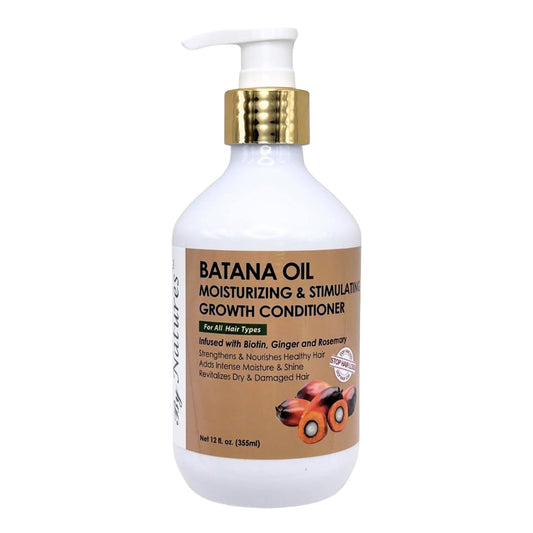 White Smoke BY NATURES Batana Oil Moisture &amp; Stimulating Growth Conditioner (12oz)