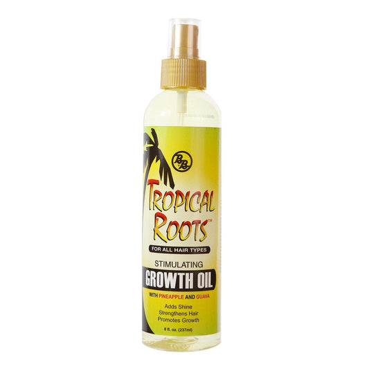 White Smoke BRONNER BROTHERS Tropical Roots Stimulating Growth Oil (8oz)