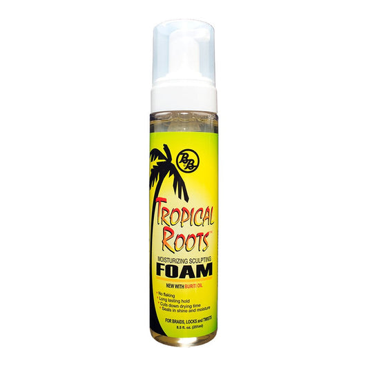 White Smoke BRONNER BROTHERS Tropical Roots Moisturizing Sculpting Foam (8.5oz)