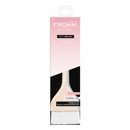 Misty Rose Fromm Color Studio 2 1/4" Feather Brush 2PK F9422 / 12424