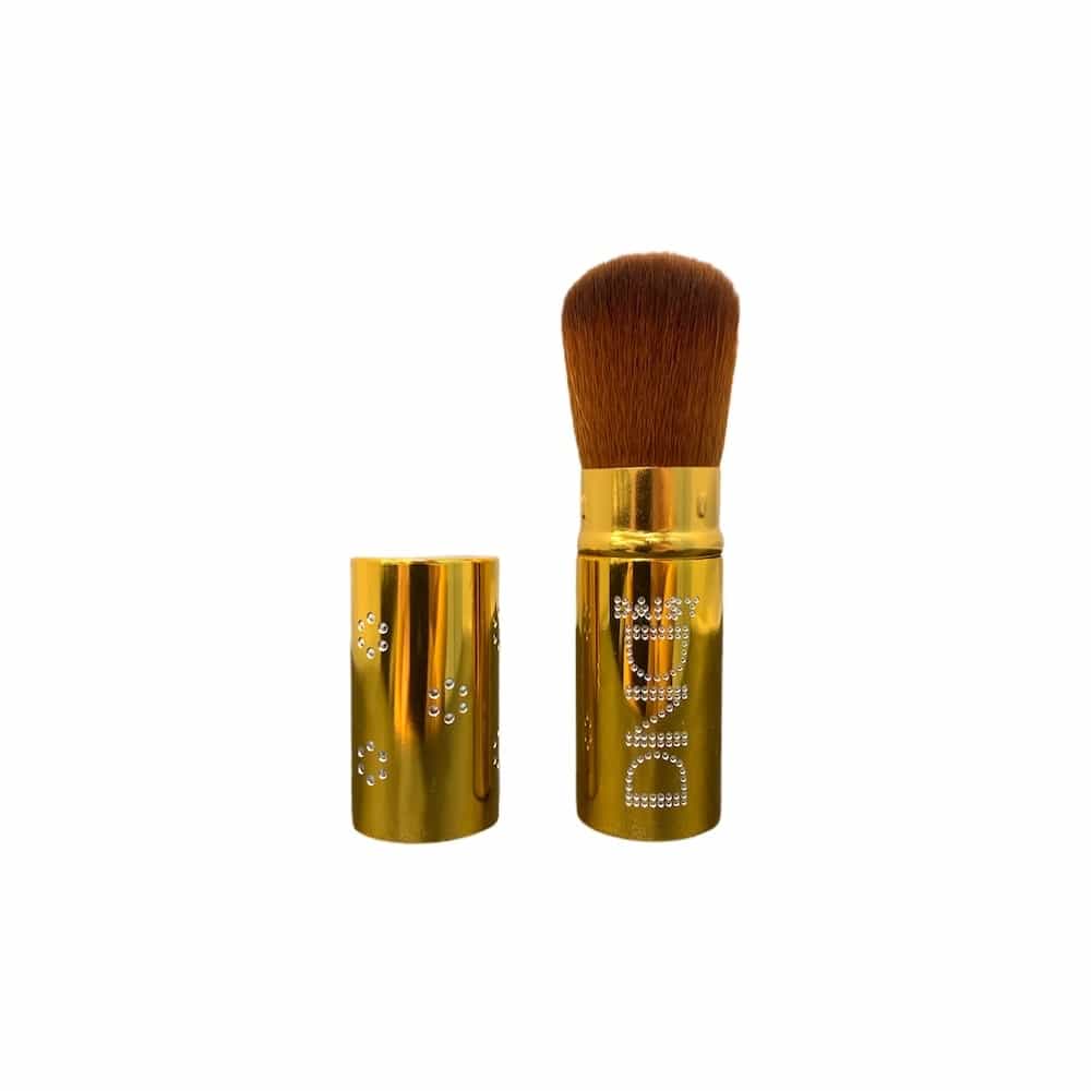 White Smoke DND Large Nail Dust Brush - Glod
