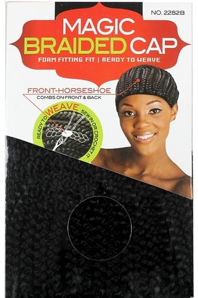 Black MAGIC COLLECTION Braided Cap