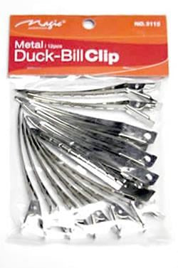 White Smoke MAGIC COLLECTION Metal Duck-Bill Clip