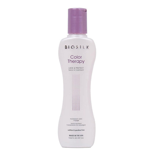 Light Gray BIOSILK Color Therapy Lock and Protect Leave In Treatment (5.64oz)