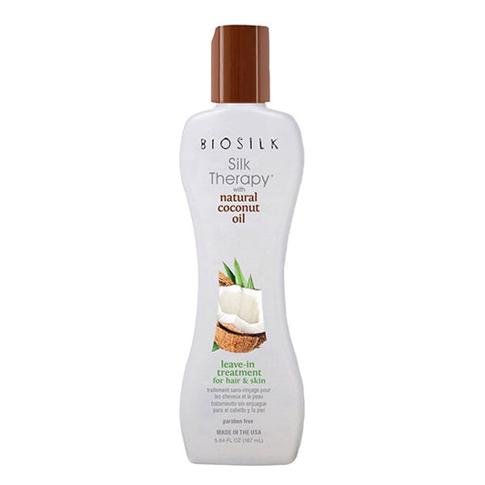 White Smoke BIOSILK Silk Therapy Natural Coconut Oil Leave In Treatment (5.64oz)
