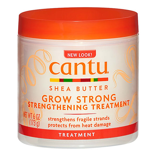 Orange Red CANTU Shea Butter Grow Strong Straightening Treatment (6oz)