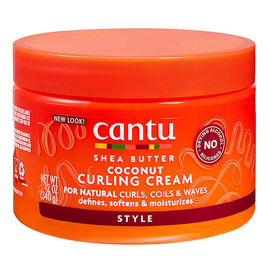 Light Salmon CANTU Shea Butter Coconut Curling Cream (12oz)