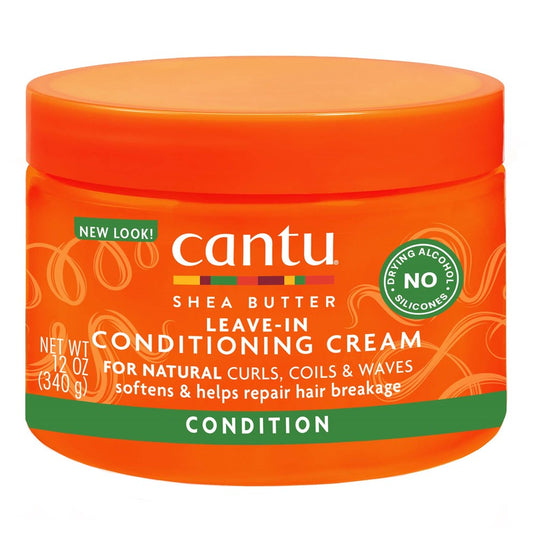 Sandy Brown CANTU Shea Butter Leave In Conditioning Cream (12oz)