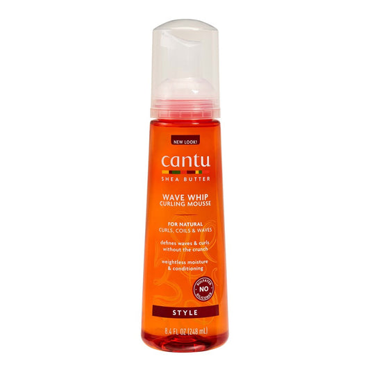 White Smoke CANTU Shea Butter Wave Whip Curling Mousse (8.4oz)