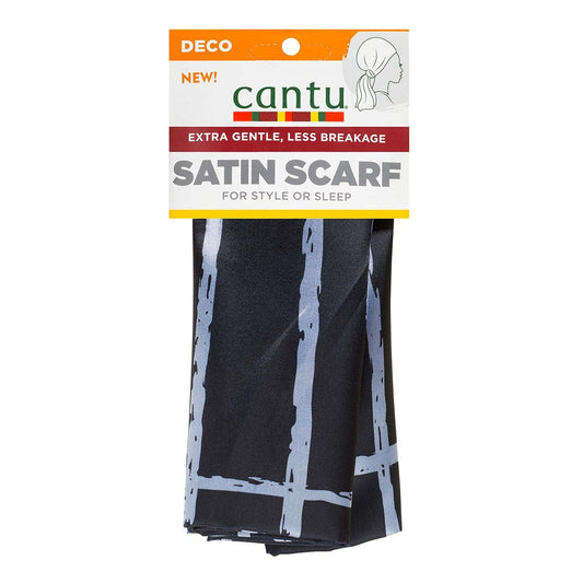 Dark Slate Gray CANTU Satin Scarf Pattern design