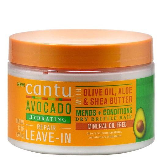 Saddle Brown CANTU Avocado Hydrating Repair Leave-In (12oz)