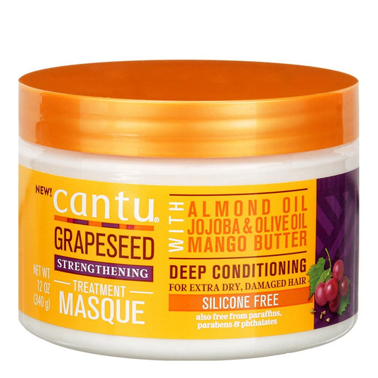 Chocolate CANTU Grapeseed Strengthening Deep Conditioning Treatment Masque (12oz)