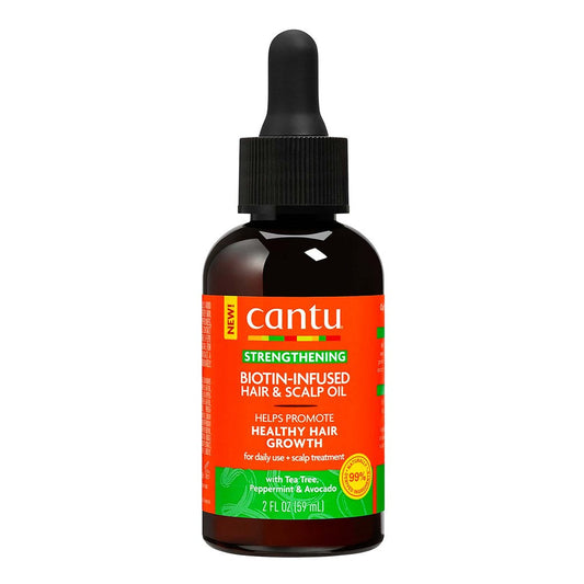 White Smoke Cantu Biotin Infused Hair &amp; Scalp Strengthening Oil (2oz)