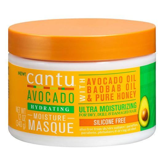 Light Salmon CANTU Avocado Hydrating Moisture Masque (12oz)