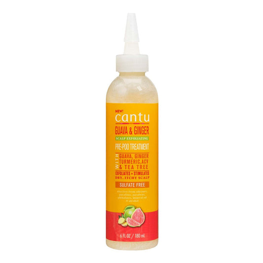Dark Orange CANTU Guava &amp; Ginger Scalp Exfoliating Pre-Poo Treatment (6oz)